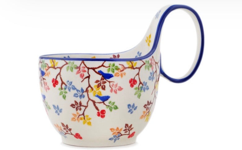 Ceramika Artystyczna, Unikat U5109, Fall Branches, Loop Mug