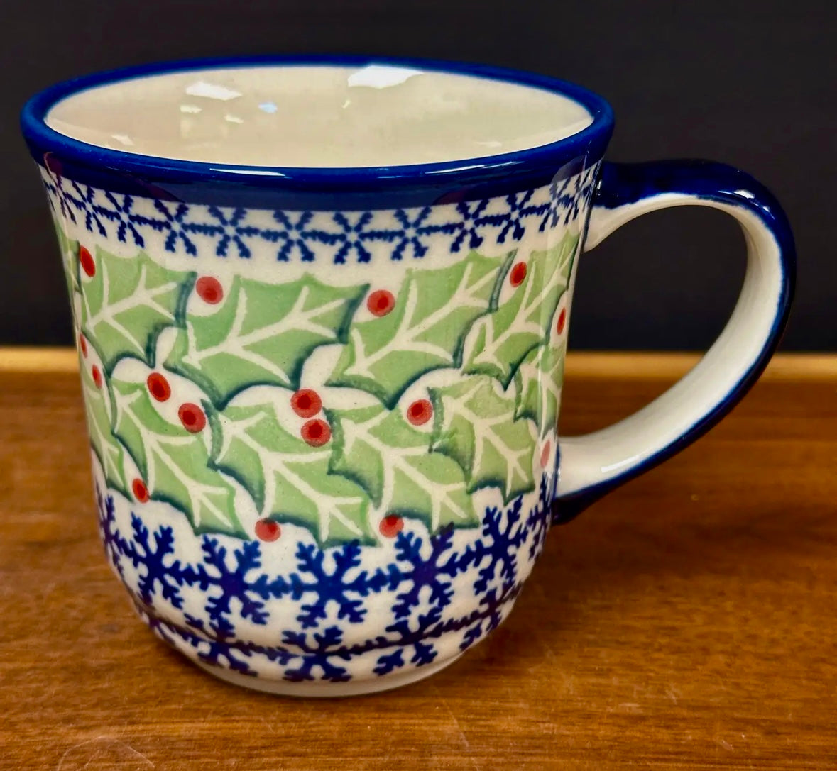 Zaklady Holly Wreath Mug 12 oz