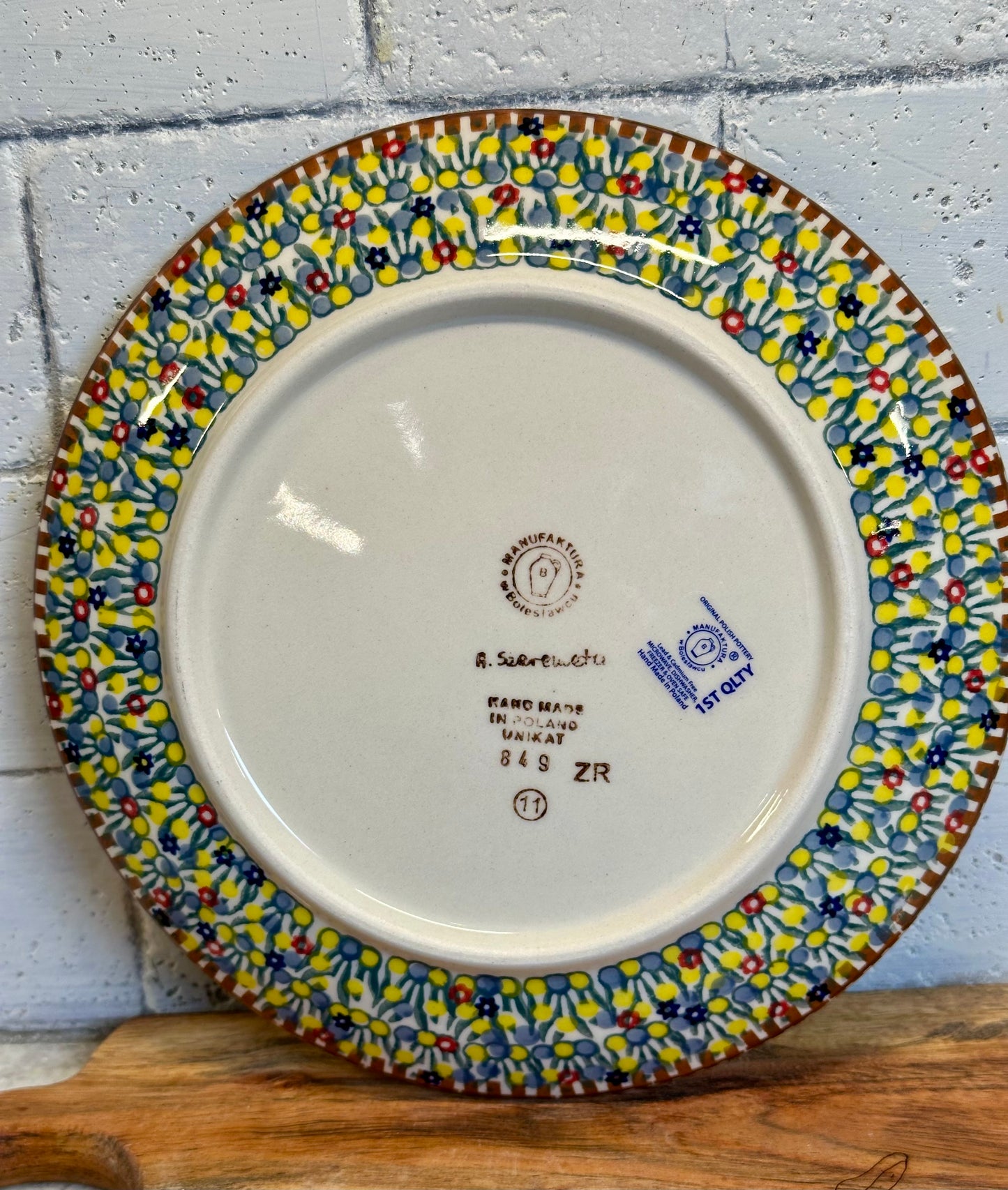 Manufaktura, Wild Horses, Round Salad Plate 8.5"