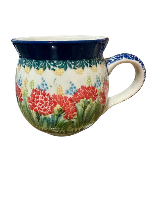Ceramika Artystyczna, U5162, Bright Carnations, Medium Bubble Mug