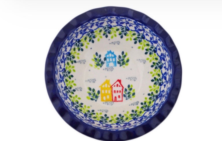 Ceramika Artystyczna, Unikat U4938, Sweet Little Village, Bowl