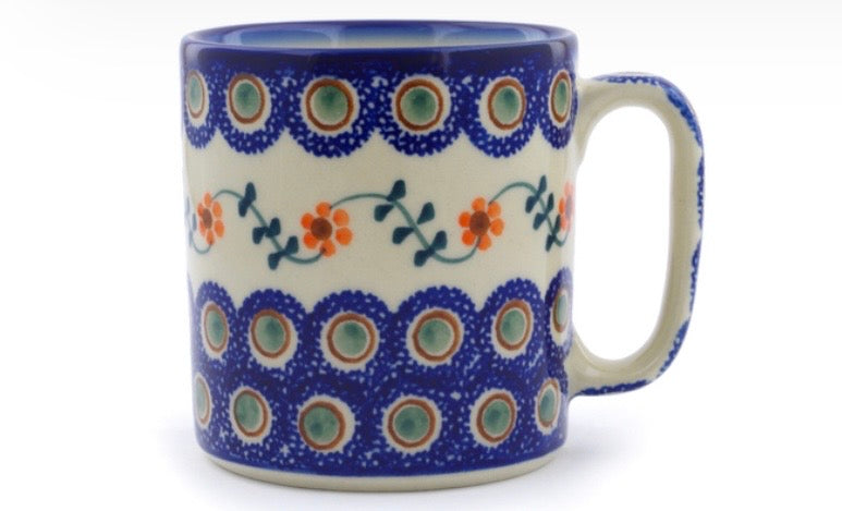 Bona, Sunflower Peacock, Straight Mug