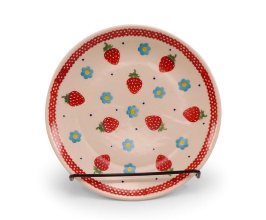 Ceramika Amfora Polish Pottery, Berry Patch, Dessert Plate