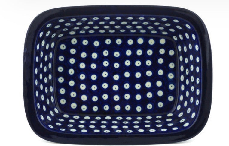 Ceramika Artystyczna, Blue Eyes, Rectangular Baker