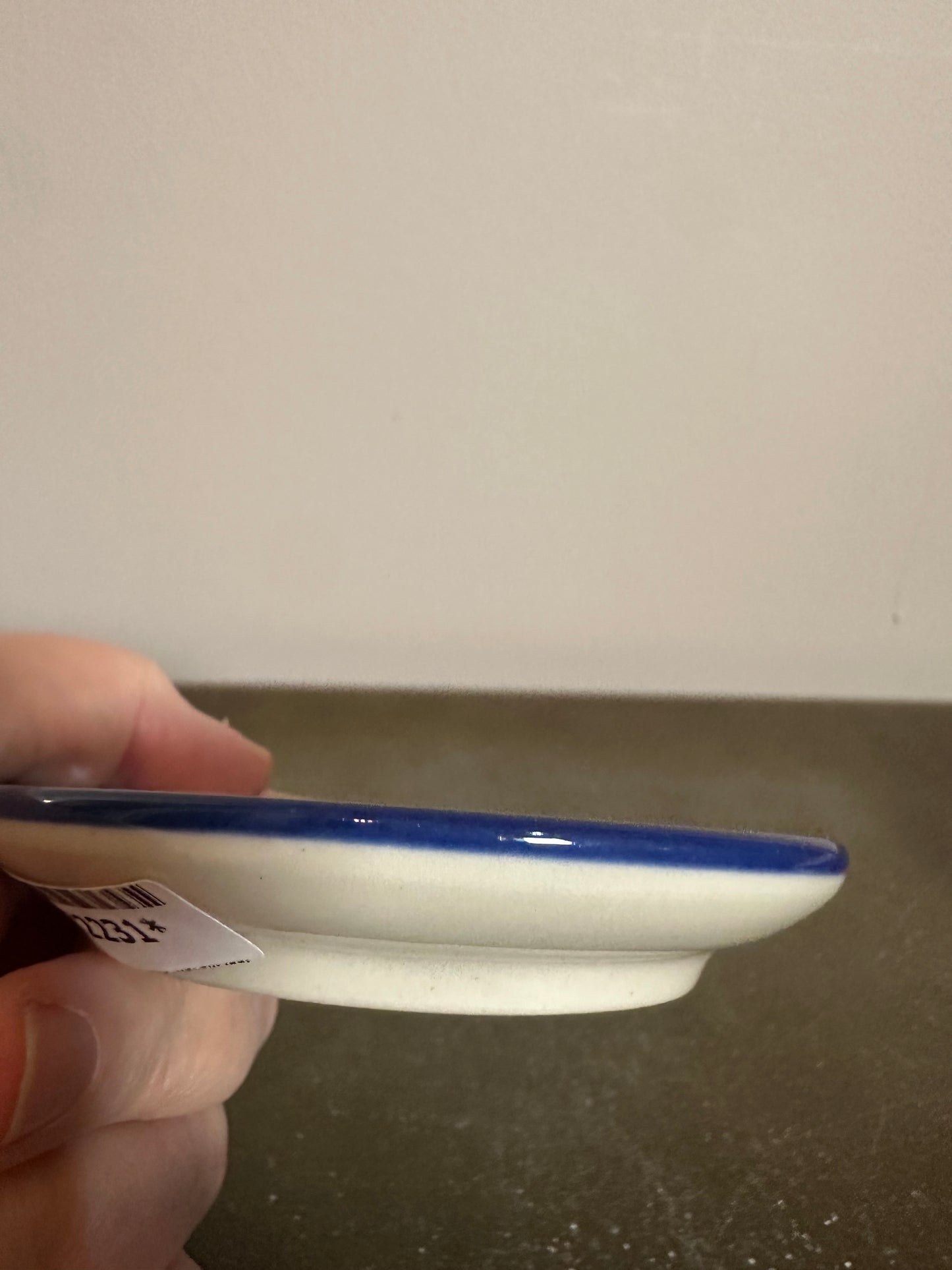 Ceramika Artstyczna, Red April Showers, Coaster/Mini Plate