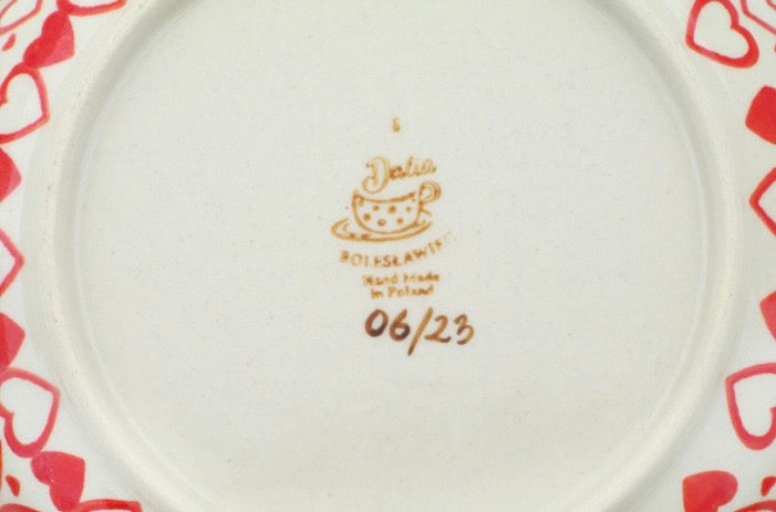 Ceramika Dalia, Unikat Heart Is Full Of Love, Shallow Bowl