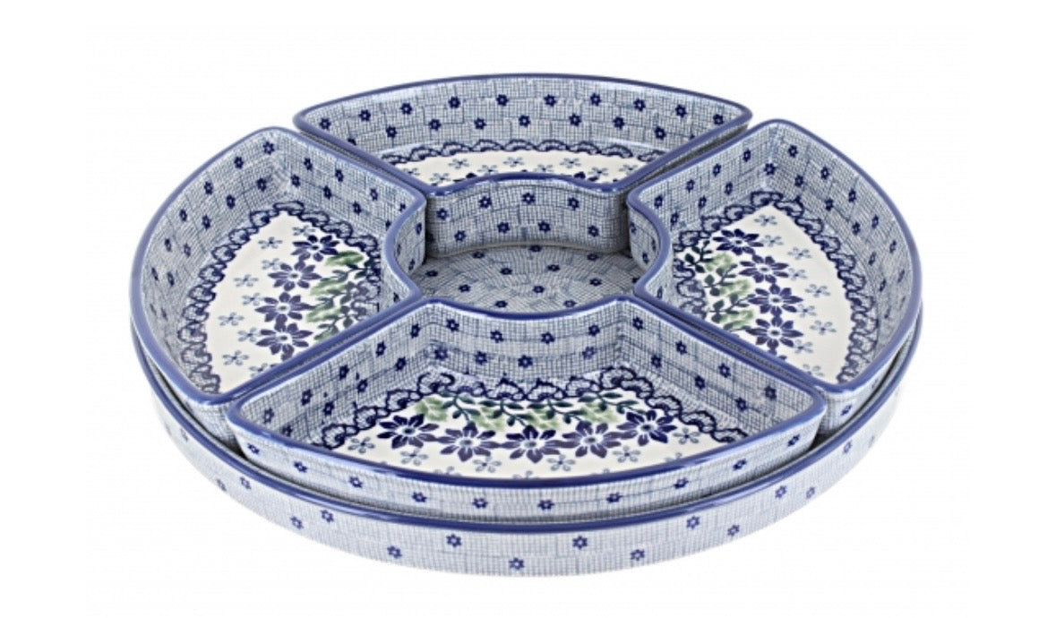 Manufaktura, Hallsey Tray with 4 Plates