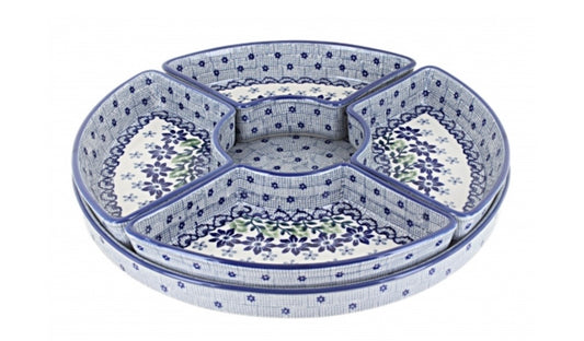 Manufaktura, Hallsey Tray with 4 Plates