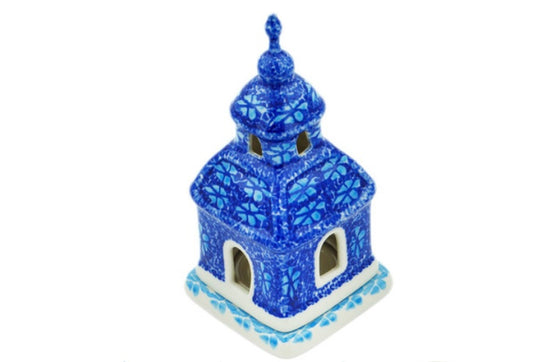 Ceramika Artystyczna Polish Pottery, Deep Into The Blue Sea, Chapel Luminary