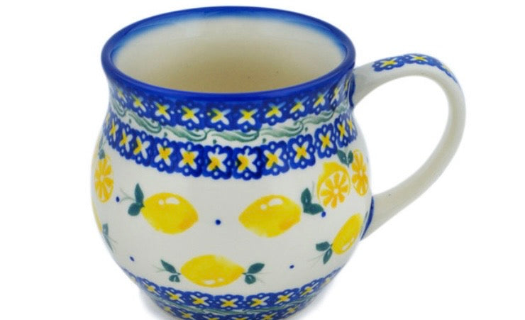 Ceramika Bona, When Life Gives You Lemons, Medium Bubble Mug 12 oz.