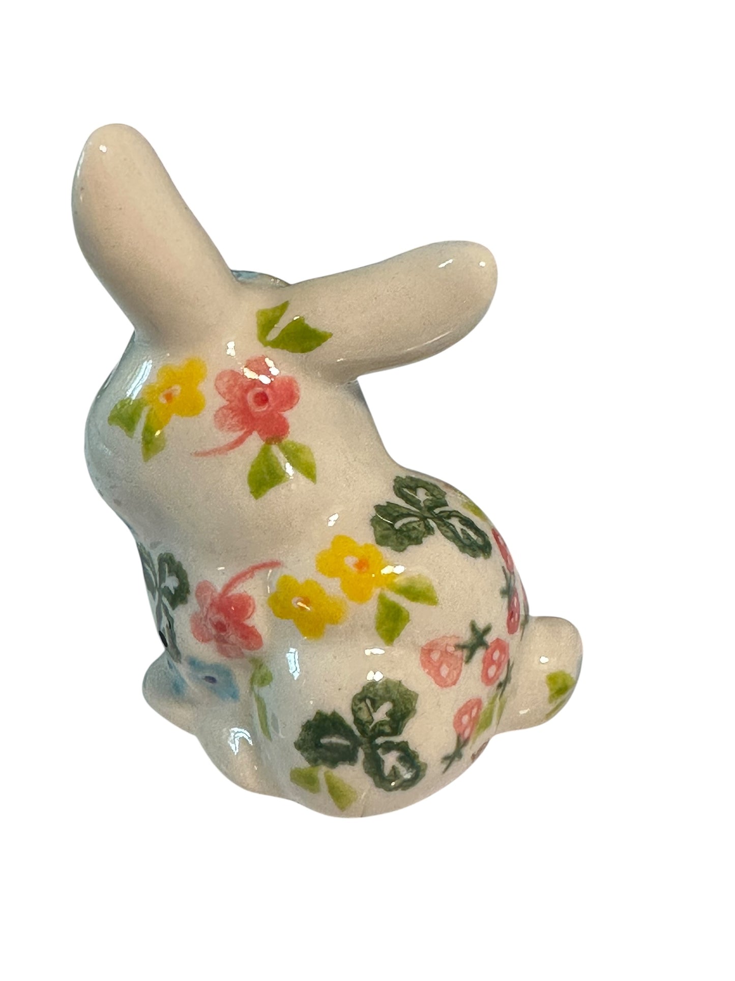 Vena, Flowers and Berries, Bunny Figurine