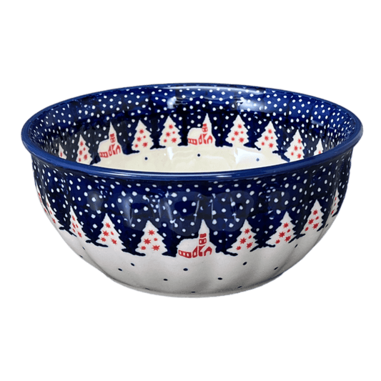 Bowl, Round, 6.5" in "Christmas Chapel" by Manufaktura