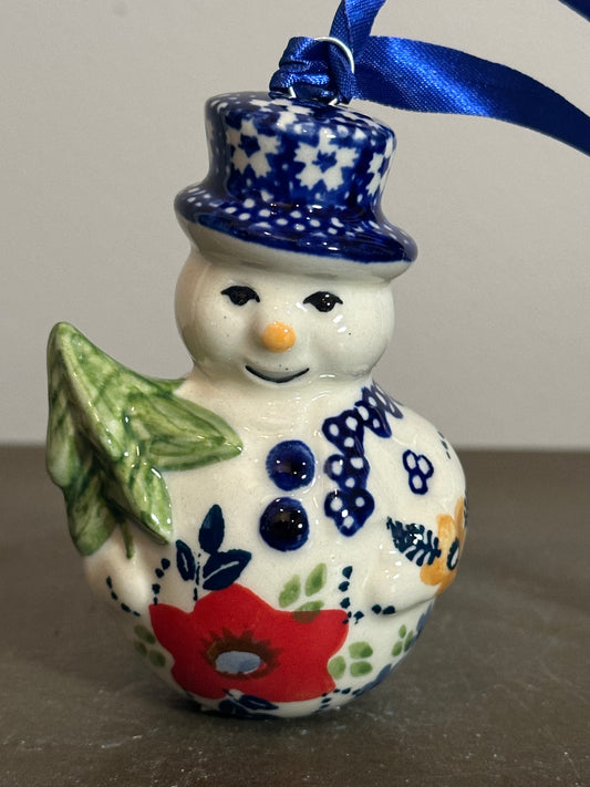 Manufaktura Polonaise Snowman w/Tree Ornament