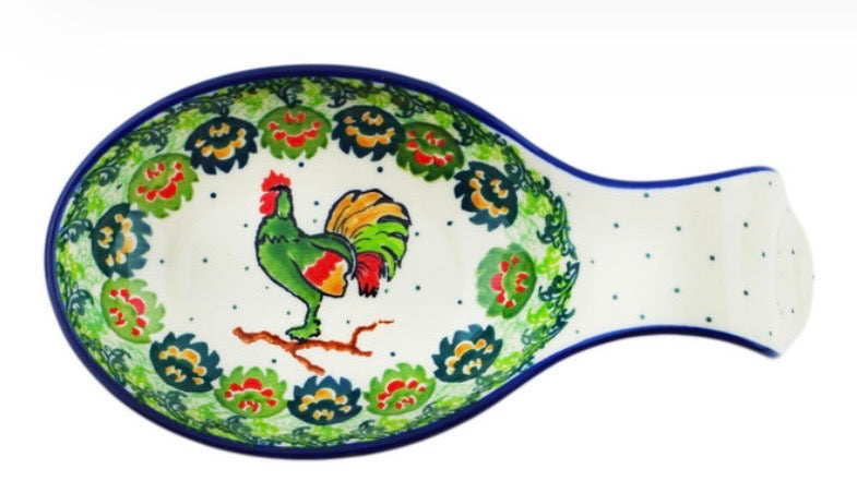 Ceramika Artystyczna, U4760, Rooster's Crow, Spoon Rest
