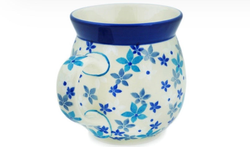Ceramika Artystyczna,  Blossoms In The Frost, Large Bubble Mug