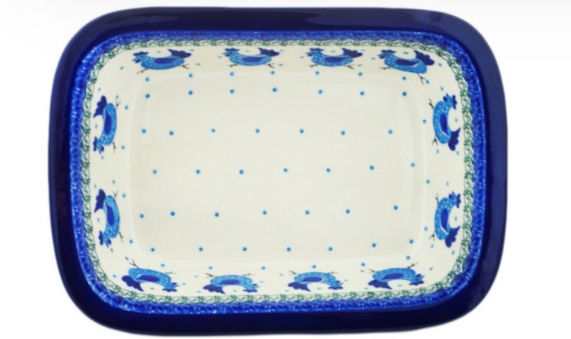 Ceramika Artystyczna, Run Chicken Run, Rectangular Baker