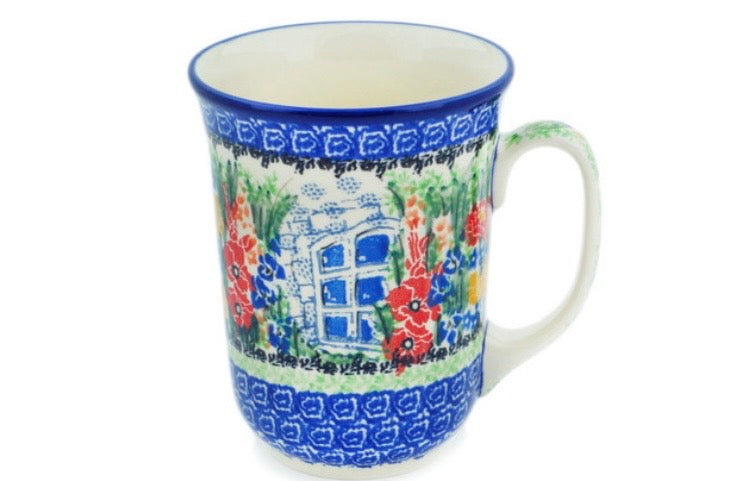 Ceramika Artystyczna, U4019 My Garden Window, Bistro Mug 17.5 oz