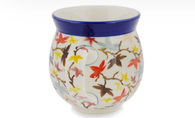 Ceramika Artystyczna, Unikat U5121, Autumn Tree, Bubble Mug 12 oz.