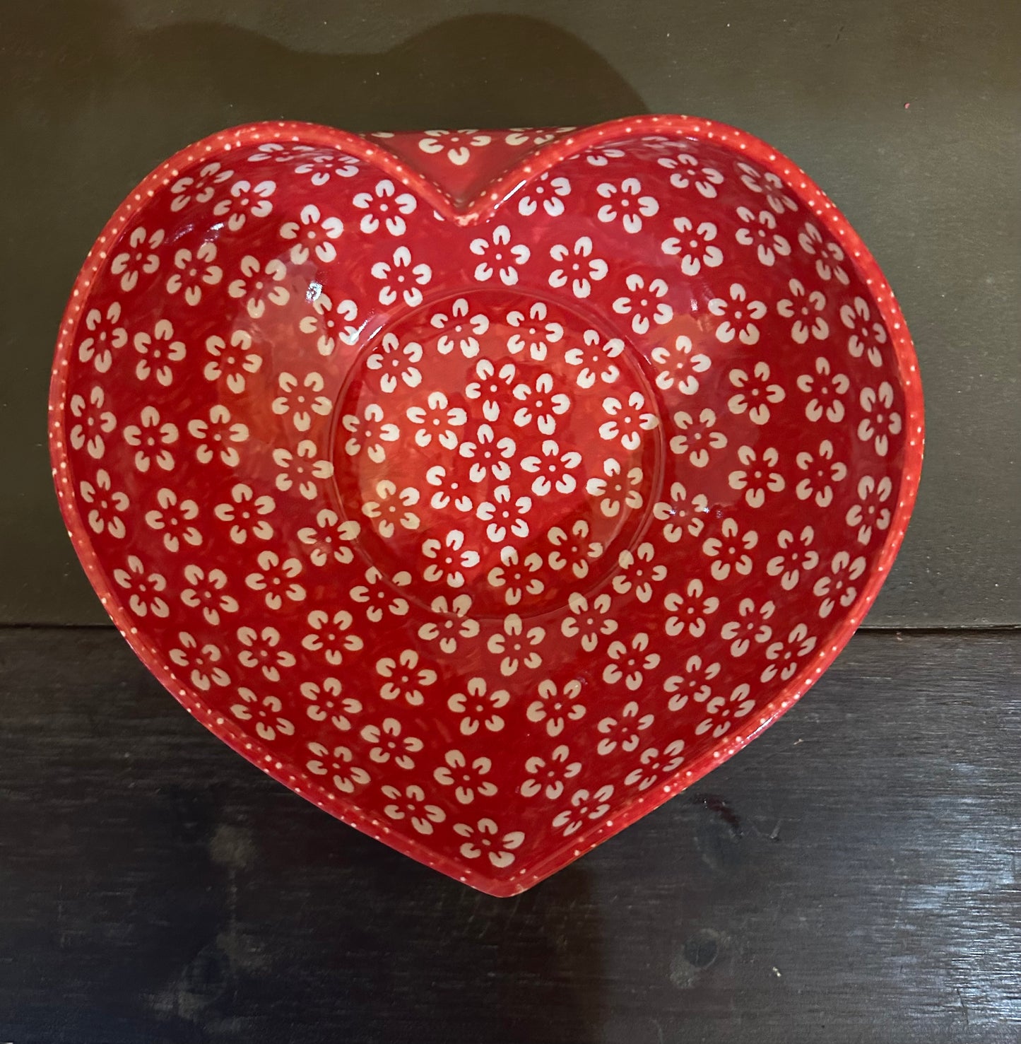 Manufaktura, Red Blossom, Heart Bowl