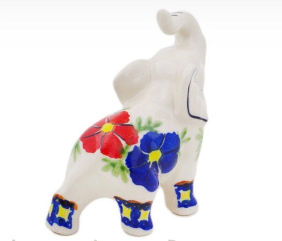 Bona, Paradise Poppy,  Elephant Figurine