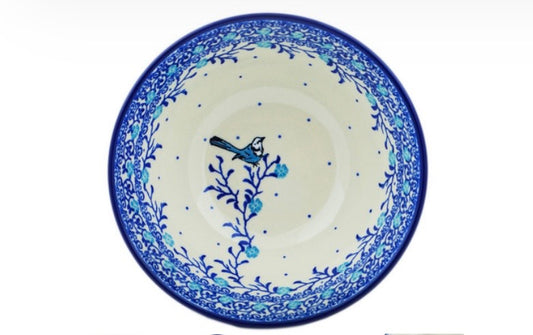 Ceramika Artystyczna, Winter Blue Bird, Bowl