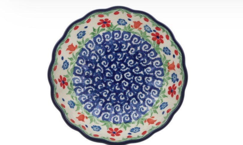 Ceramika Artystyczna, Babcia's Garden, Fluted Bowl