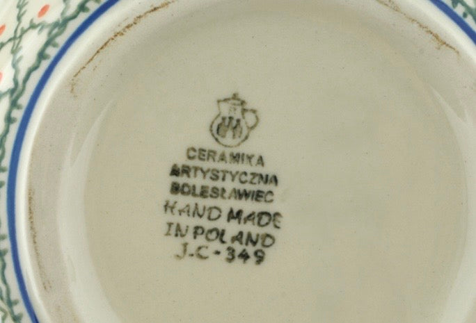 Ceramika Artystyczna, Primrose Trellis, Scalloped Bowl 8"