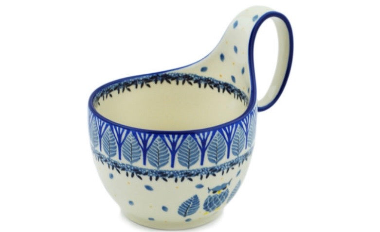 Ceramika Artystyczna, U4873 Pastel Hooter, Loop Mug/Bowl