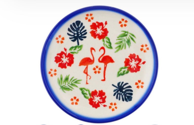 Ceramika Bona, Flamingo Tropical Paradise, Coaster/Mini Plate