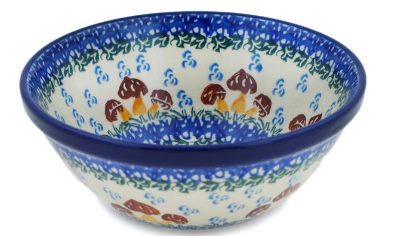 Ceramika Artystyczna, Toadstool Mushroom Trio, Bowl