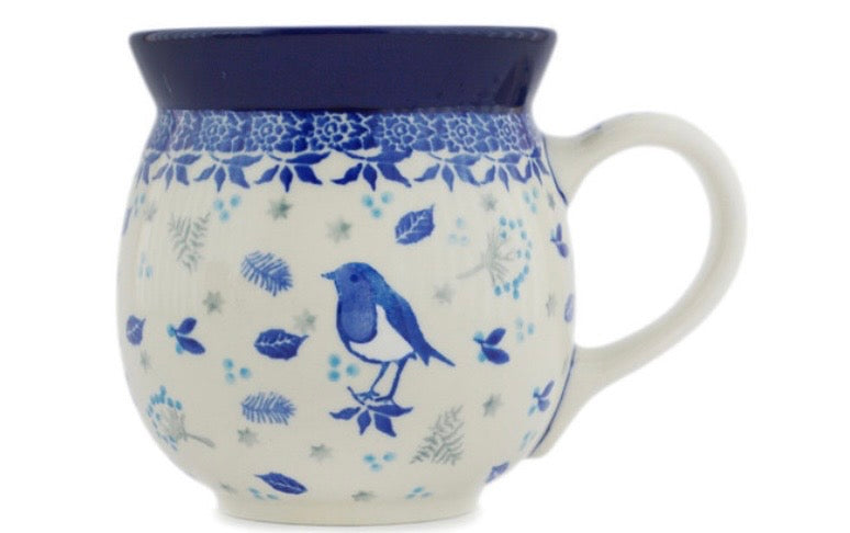 Ceramika Artystyczna, Patient Bluebird, Large Bubble Mug