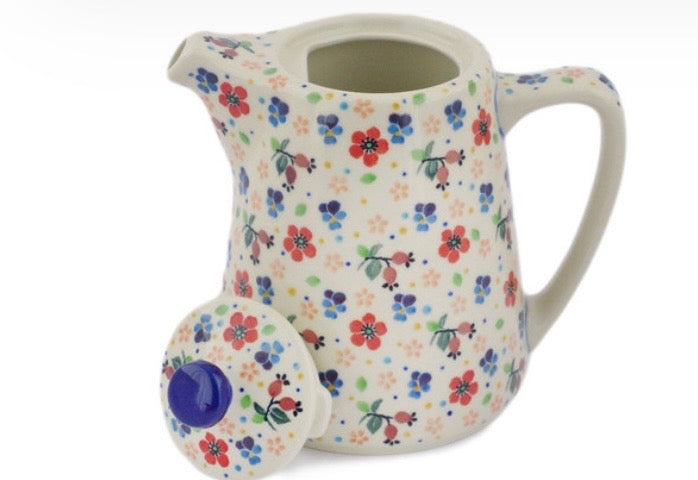 Ceramika Artystyczna, U4794, Spring Meadow, Tea or Coffee Pot 37 oz