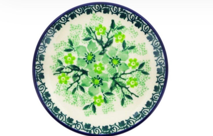 Ceramika Artystyczna, Evergreen Wreath, Coaster/Mini Plate