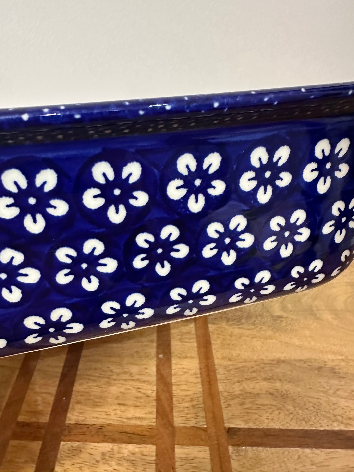 Manufaktura, Blue Blossom, Square Deep Baker