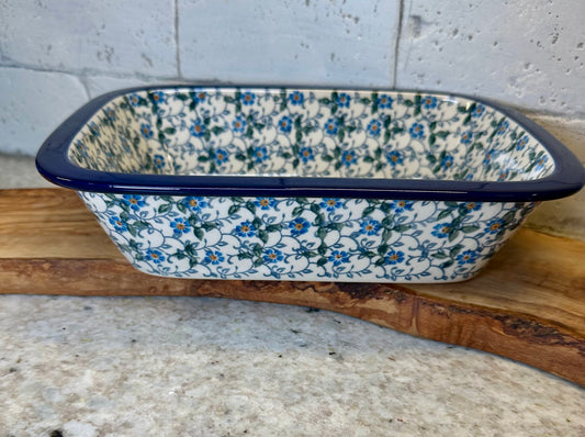 Ceramika Artystyczna, Summer Wind, Large Loaf Pan/Small Casserold Baker