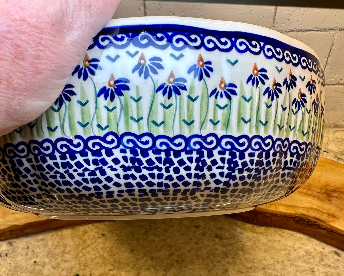 Manufaktura, Addie Jo, Large Agata, Scalloped Bowl 11"