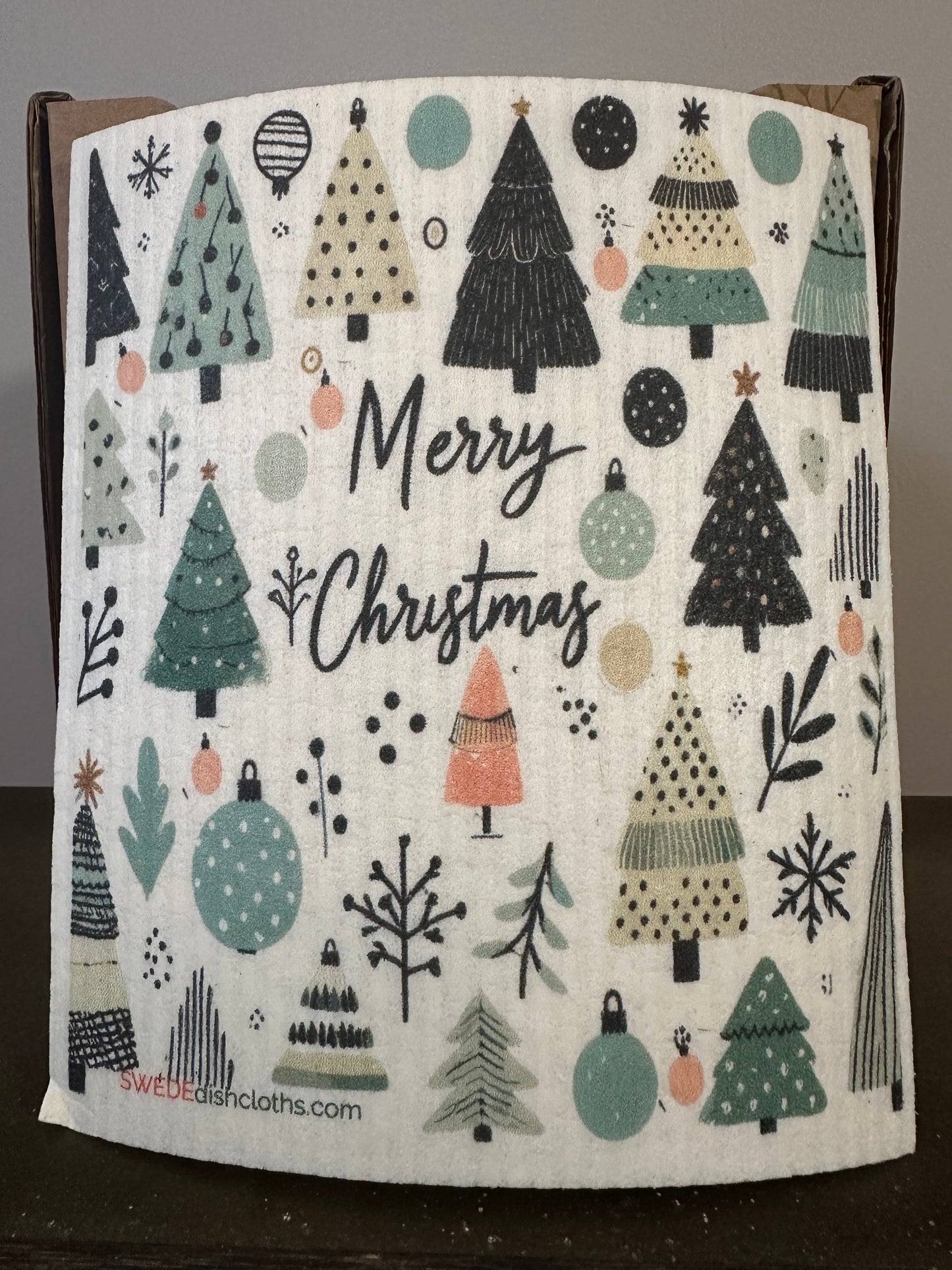 Swedish Dishcloth Christmas Trees