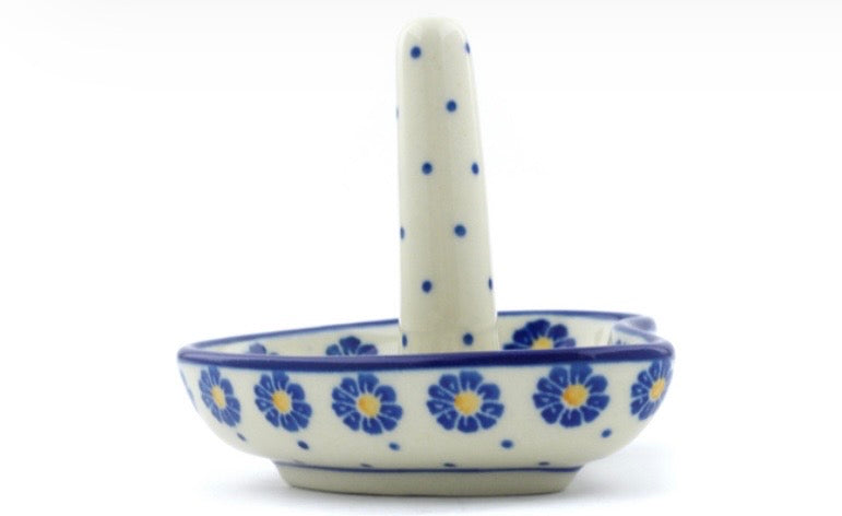 Ceramika Artystyczna, Blue Zinnia, Ring Holder