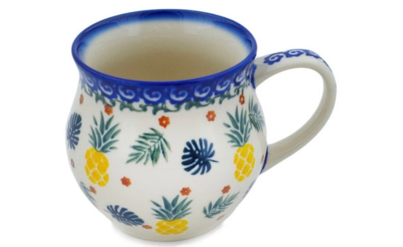 Bona, Pineapple Parade, Bubble Mug, 12 oz.