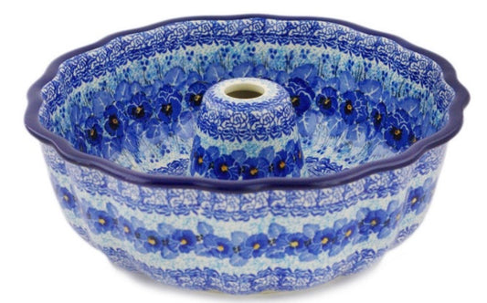 Ceramika Artystyczna, Unikat Deep Winter, Bundt Pan