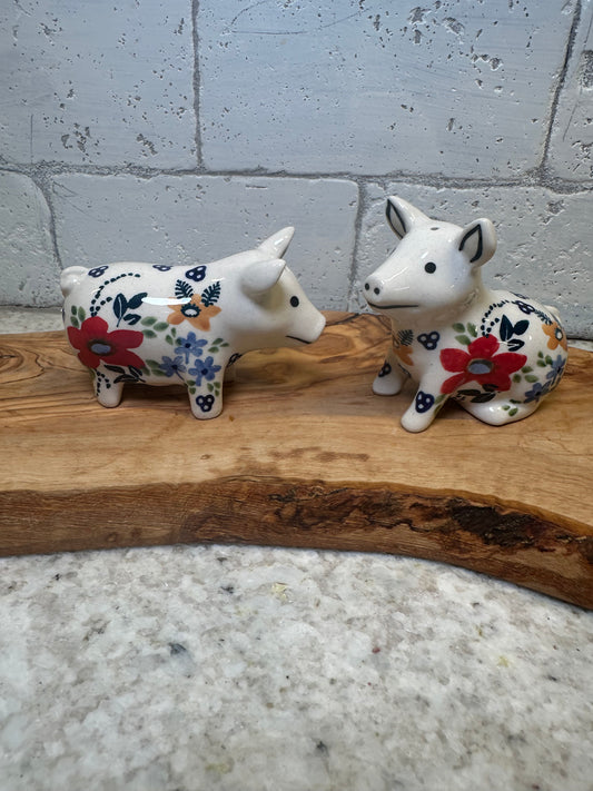 Manufaktura, Polonaise, Piggy Salt and Pepper Set