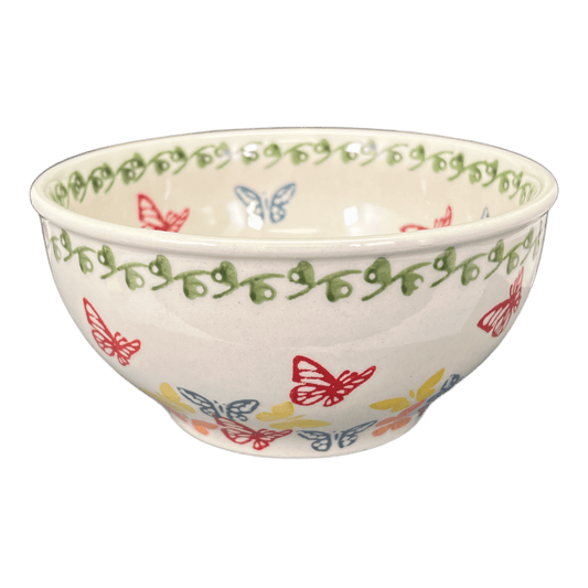 Bowl, Round, Tapered, 5.25" in "Butterfly Buffet" by Manufaktura