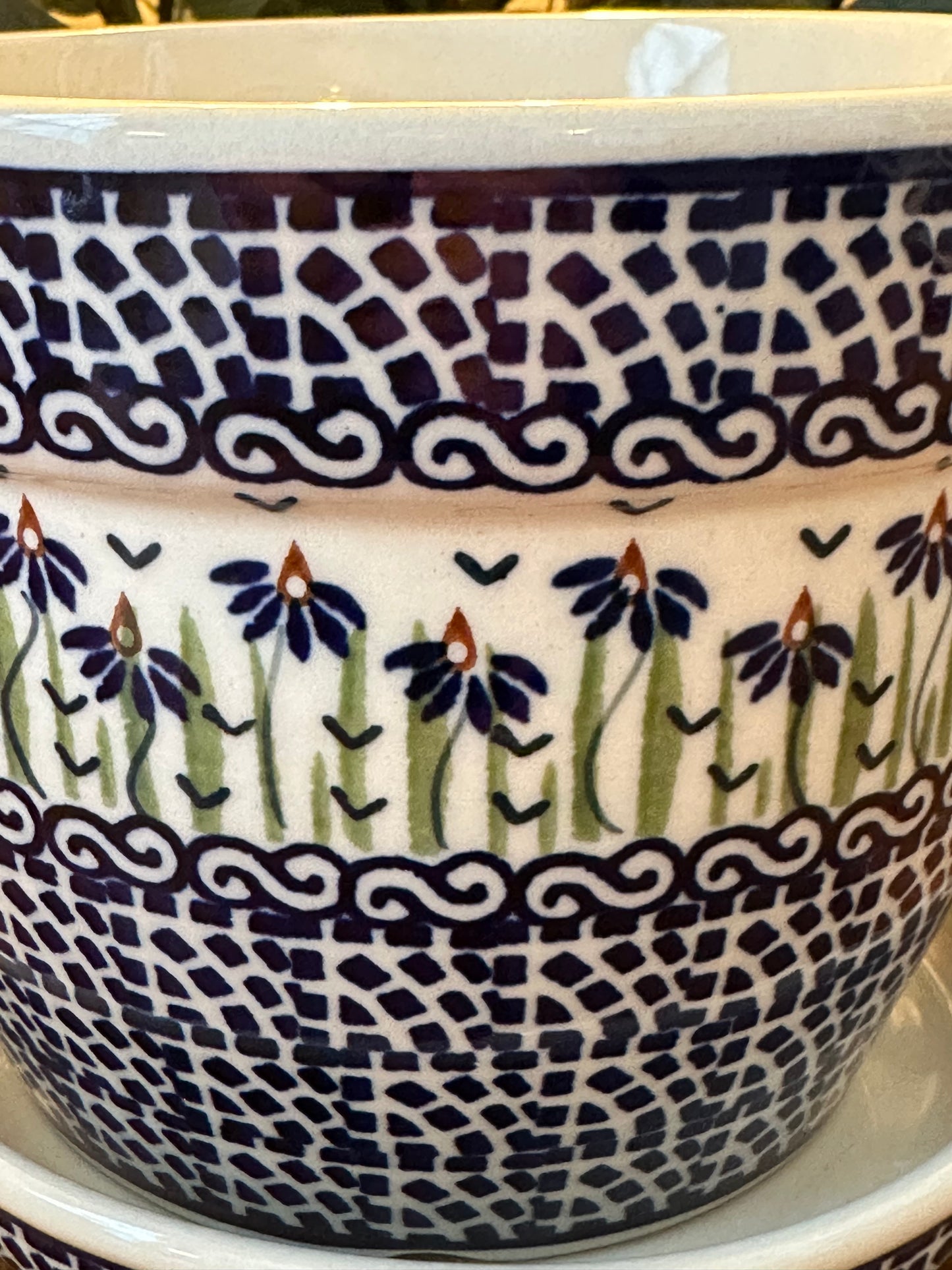 Manufaktura Polish Pottery,  Addie Jo Large Planter