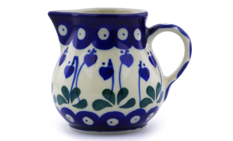 Ceramika Artystyczna Polish Pottery, Bleeding Hearts, Creamer