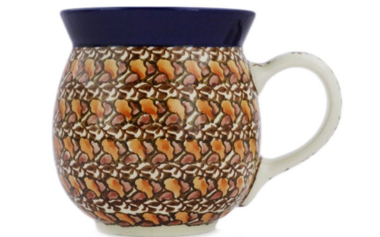 Ceramika Artystyczna, U5212 Autumn Spiral, Large Bubble Mug
