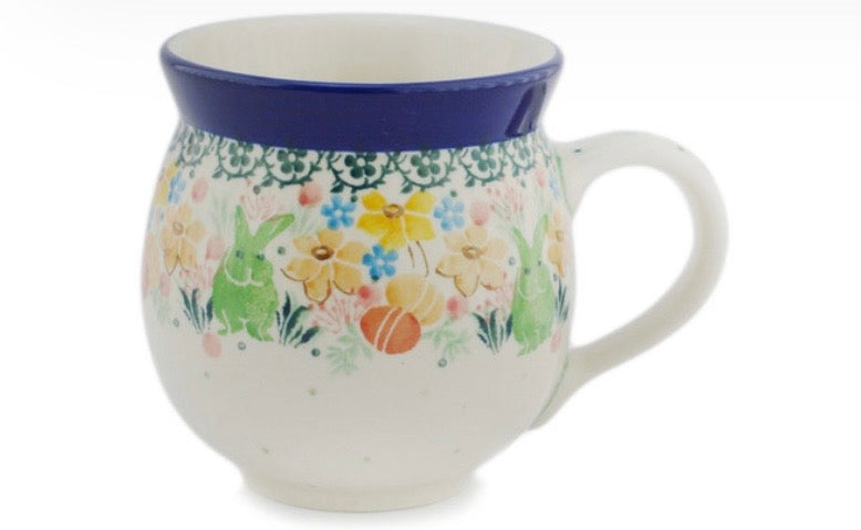Ceramika Artystyczna, U5199 Easter Festivity, Medium Bubble Mug 12 oz