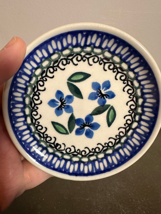 Ceramika Artstyczna, Forget Me Not Ring, Coaster/Mini Plate