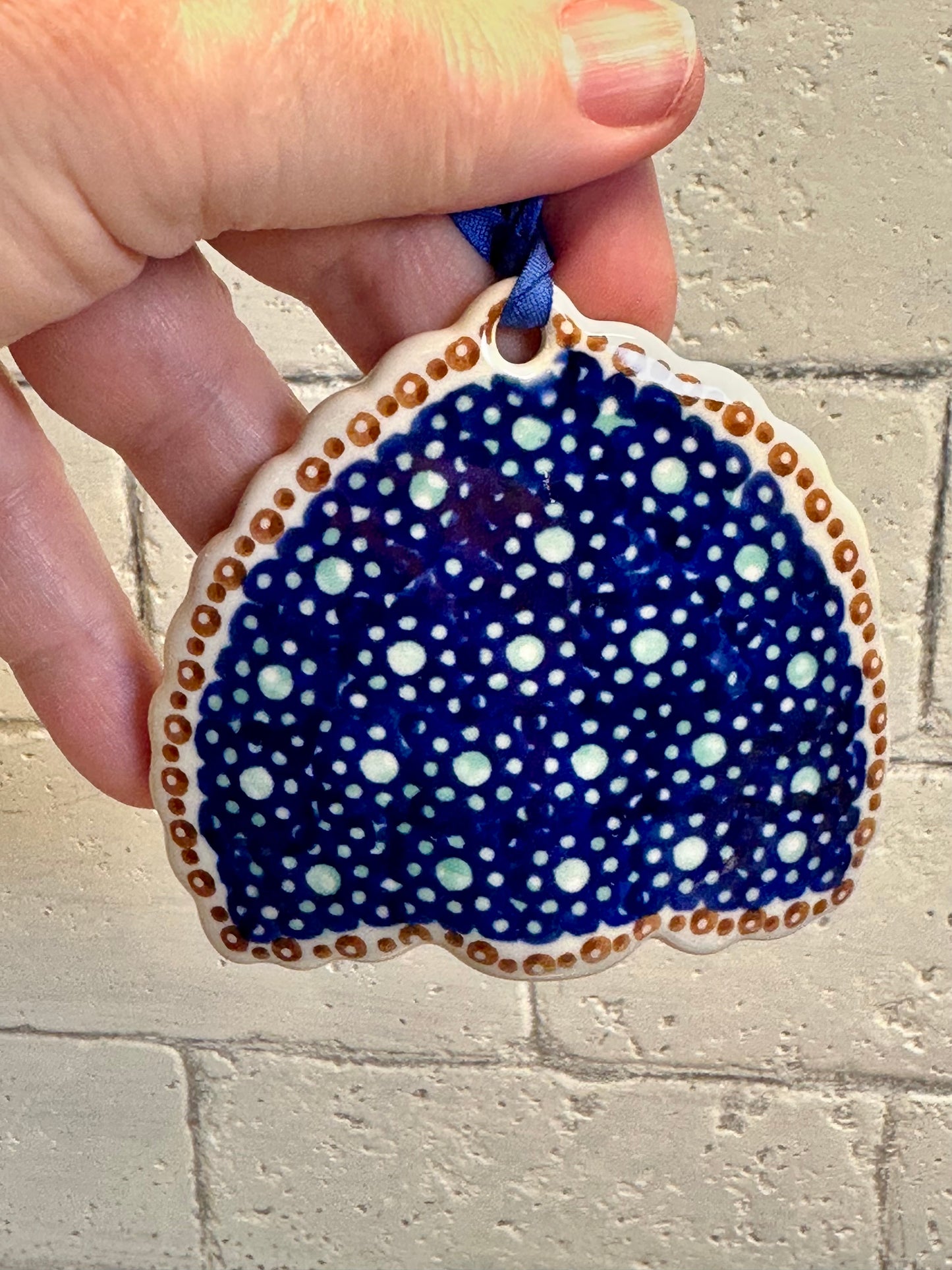 Manufaktura, May Flowers, Peacock Ornament