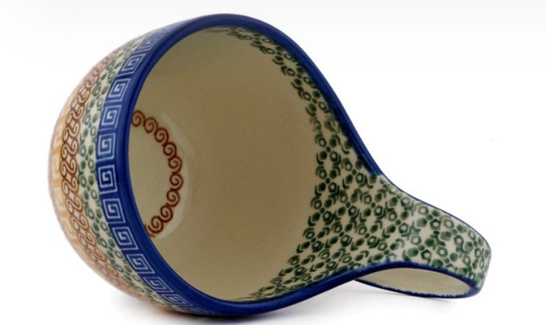 Ceramika Artystyczna, Grecian Sea, Loop Mug/Bowl