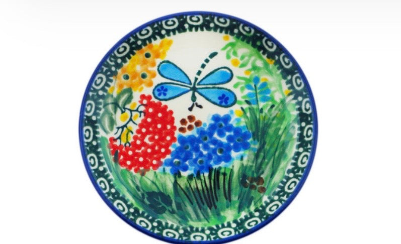 Ceramika Artystyczna, Unikat Garden Delight, Coaster/Mini Plate